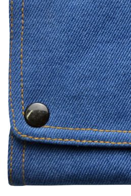 Hand-stitched Handloom Denim Wallet – Royal Blue