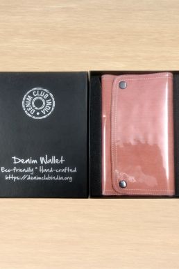 Hand-stitched Ecofriendly Handwoven Denim Wallet – Madder Root