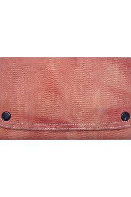 Stylish and fashionable, multi-purpose eco-friendly wallet - hand-stitched out of premium 100% cotton handwoven denim, dyed with natural dye extracted from madder roots